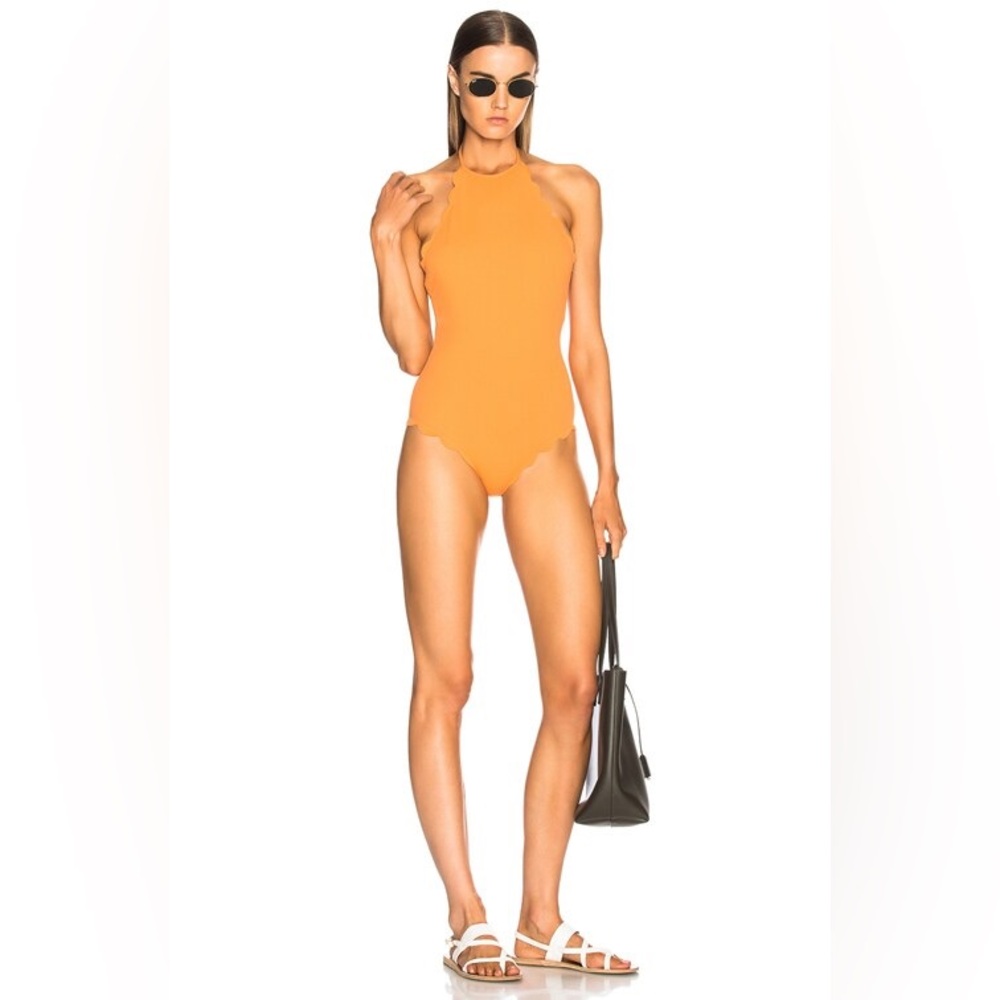 Marysia Swim Orange One Piece with Elegant Design